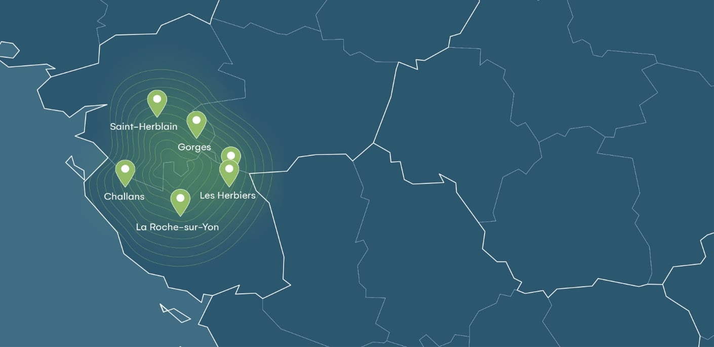 images de la localisation des agences 